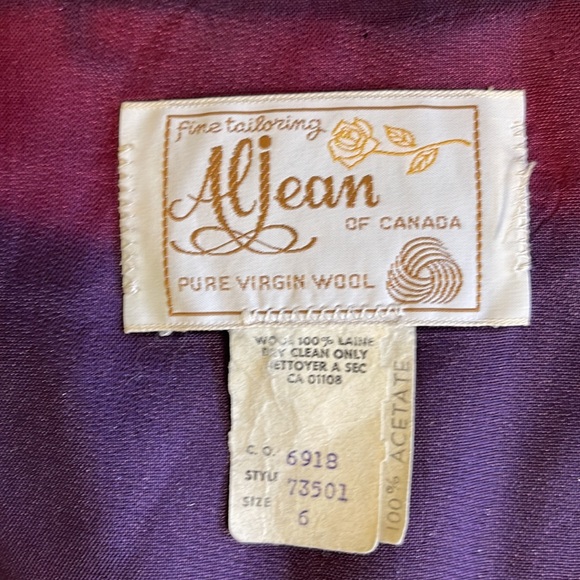 Al Jean 100% wool ladies size 6 vest. - Picture 3 of 6